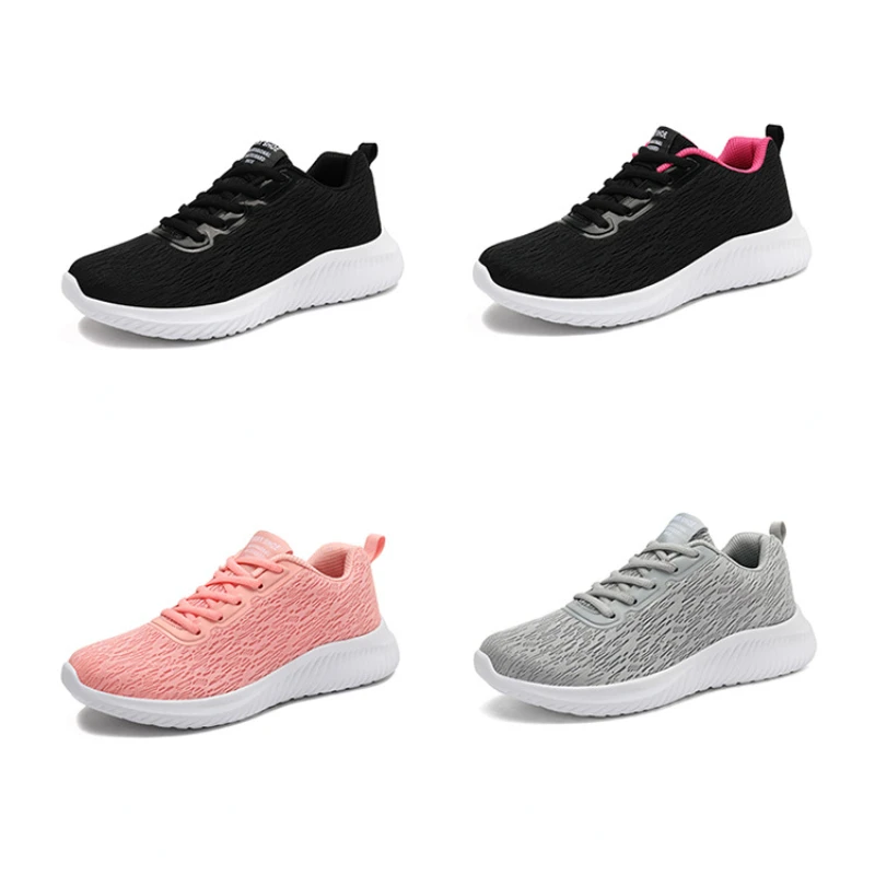 Women's Shoes Running Shoes Soft Shock Absorption Breathable Mesh Lightweight Casual Sports Shoes Comfortable Outdoor Sports