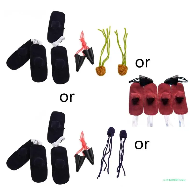 

Rooster Mitts Set Fighting Cock Claw Protectors Leather Sleeves Wear Resistant