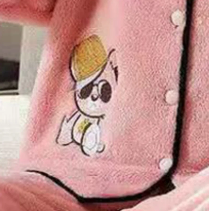 Ladies Pajama Sets Thicken Autumn And Winter Keep Warm Nightgown Comfortable Soft Exquisite Embroidery