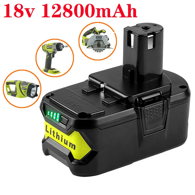 

Литий-ионный аккумулятор высокой емкости 18 в 28000 мАч для Ryobi Hot P108 RB18L40, аккумуляторная батарея для электроинструмента Ryobi ONE