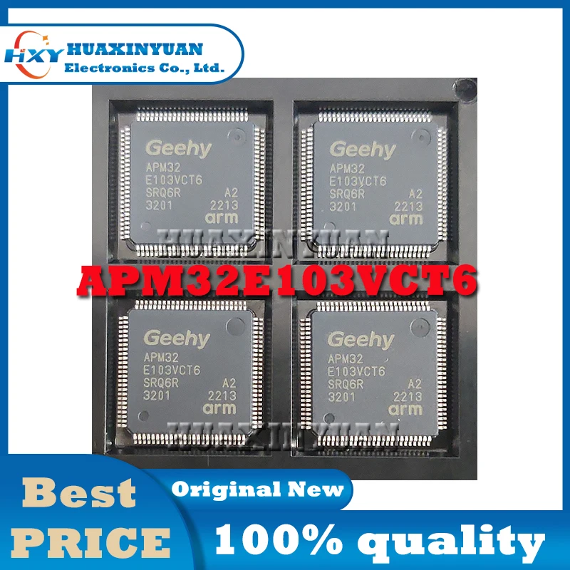 1 шт./лот, новый оригинальный APM32E103VCT6 LQFP100 GEEHY APM32 APM32E103 APM32E103VCT6, совместимый с заменой STM ic Chip в наличии IC