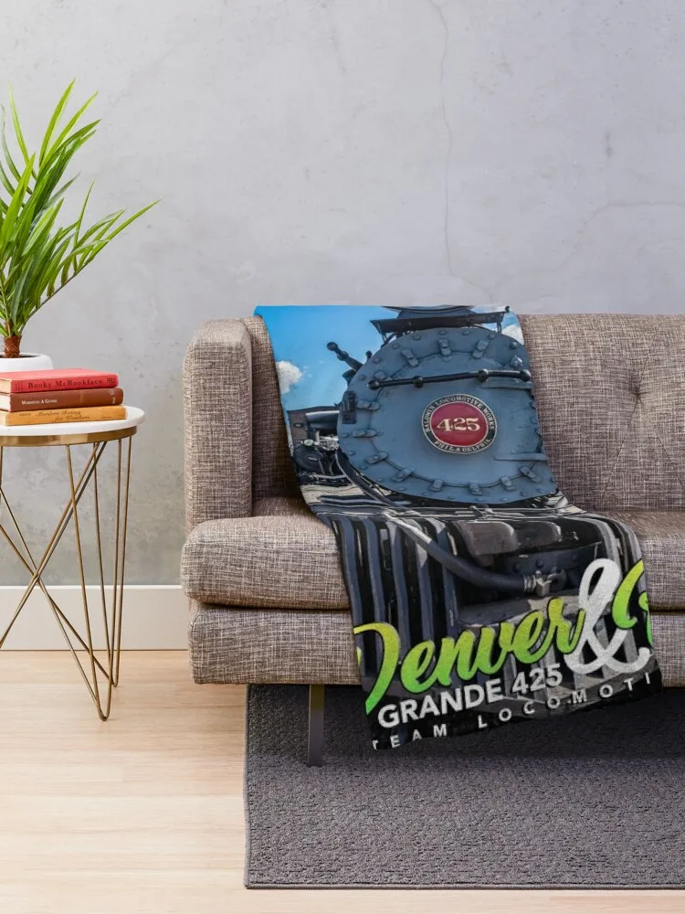 Одеяло Denver and Rio Grande 425 паровое локомотив идеи подарков на день Святого Валентина