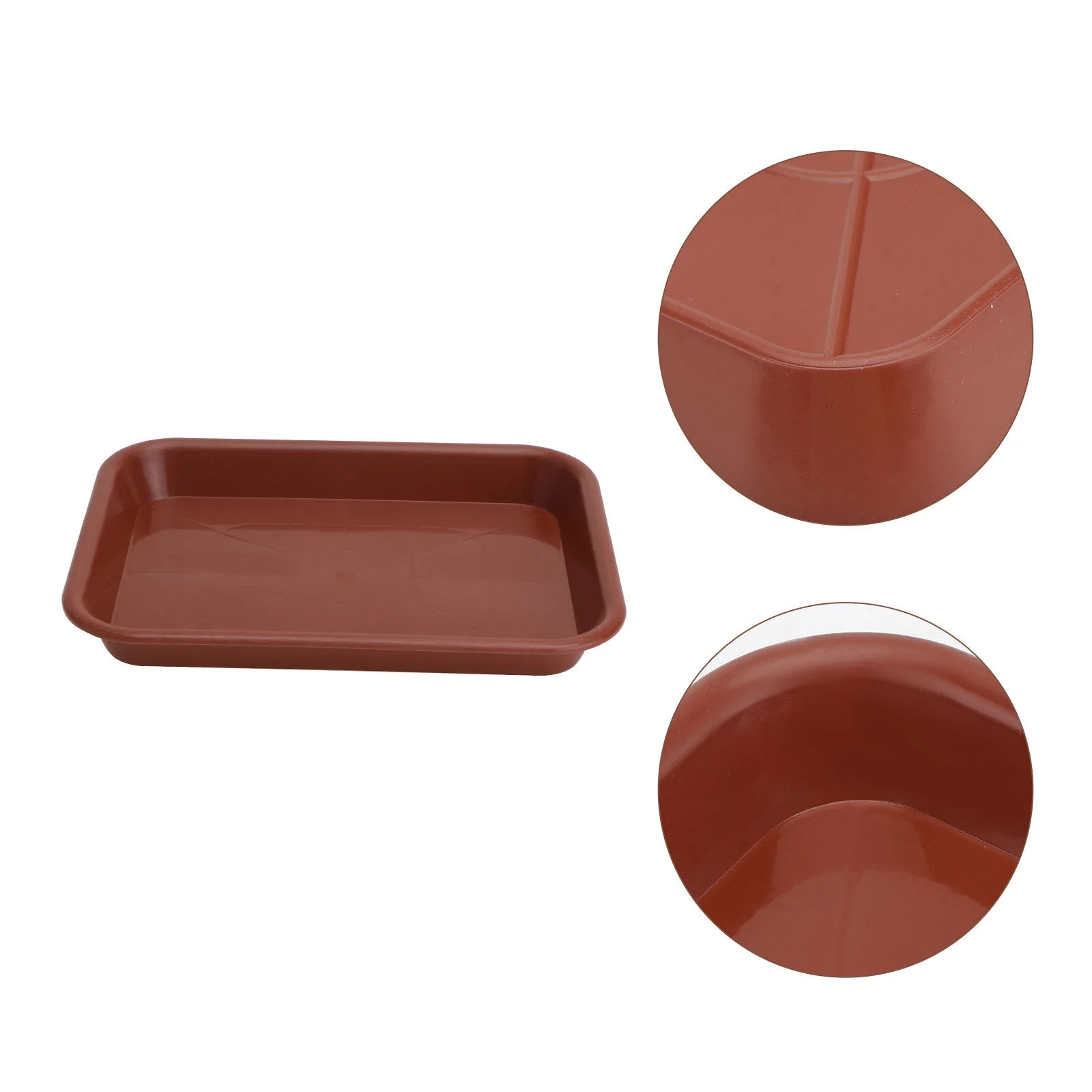 

10 Pcs Flower Pot Clear Plastic Tray Plastic Pots Tray Water Planter Flowerpot Plate Base