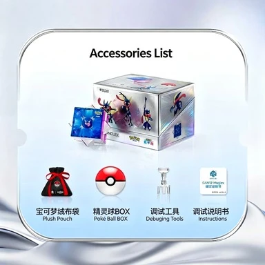 Фото Новая оригинальная детская развивающая игрушка Pokemon V100 с магнитной левитацией, коллекция Baokemeng Gengar, праздничные подарки №5