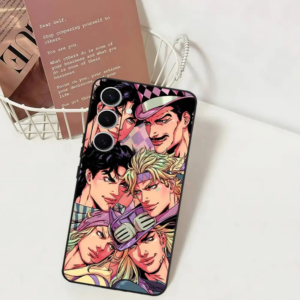 Фото Японский чехол для телефона JoJos Bizarre Adventure для Samsung S 24 Fe 25 Ultra Plus 20 Lite 21 30 22 23 24 22 Ultra 5G Fundas №4