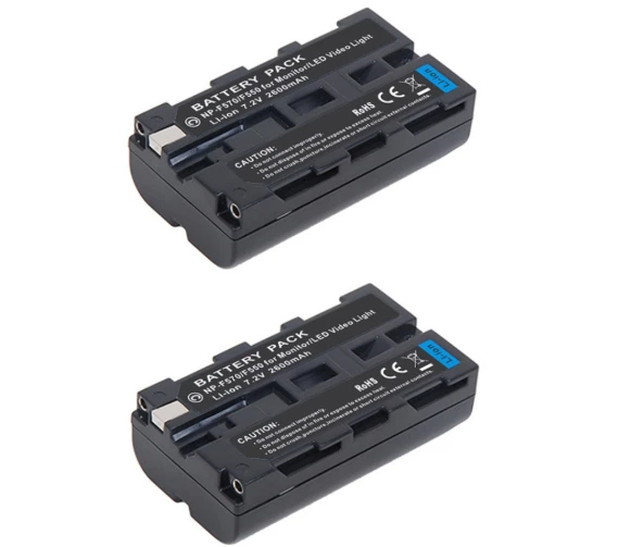 Фото NP F550 Аккумулятор высокой емкости 2600 мАч для Sony HVL F550 F570 F580 F43M F60RM F45RM Вспышка для видеосъемки Лампа для фотосъемки №5