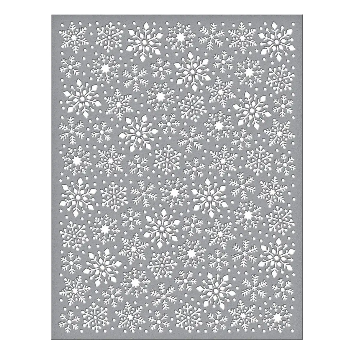 

Pretty Snowflakes Stencil Scrapbooking Background DIY Decoration Craft Embossing 2022 New