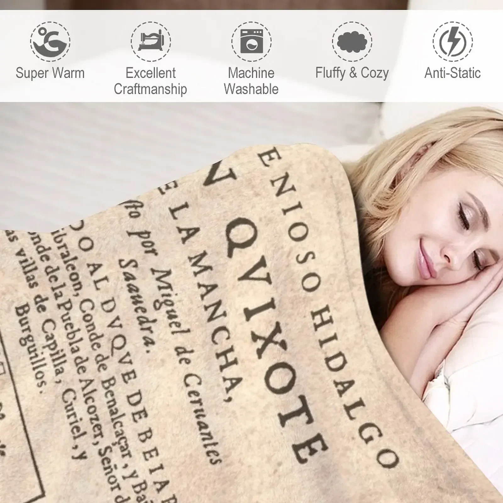 Cervantes Don Quijote de la Манча 1605 плед фланелевые одеяла для дивана тонкие