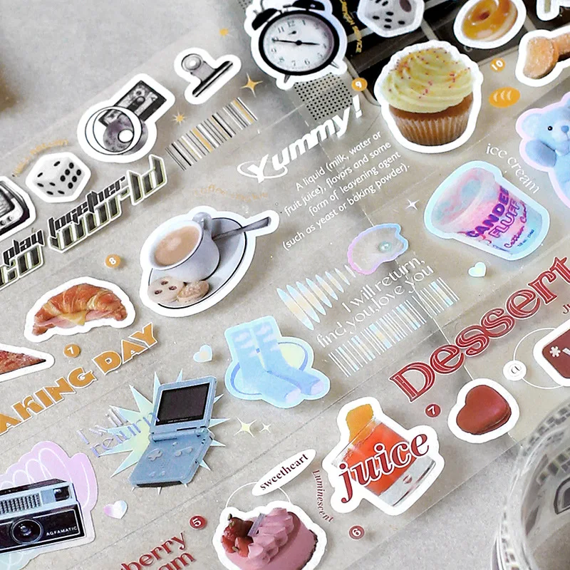 

10pcs/1lot Decorative Adhesive tapes Dream Lab Masking Tapes cartoon diary Scrapbooking DIY Scrapbooking Stickers