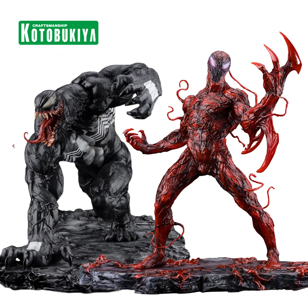 

Original Kotobukiya ARTFX+ Marvel Spider-Man 1/10 Venom Massacre Carnage Renewal Edition Action Figure Model Collectible Toys
