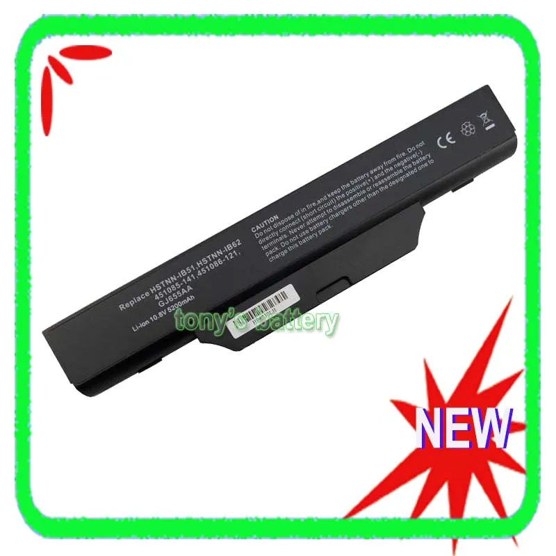 6-элементный аккумулятор для HP Compaq 615 6720s/CT 6730s/CT 491278 -001 451086 -361 -121 HSTNN-IB52 HSTNN-XB51 XB52