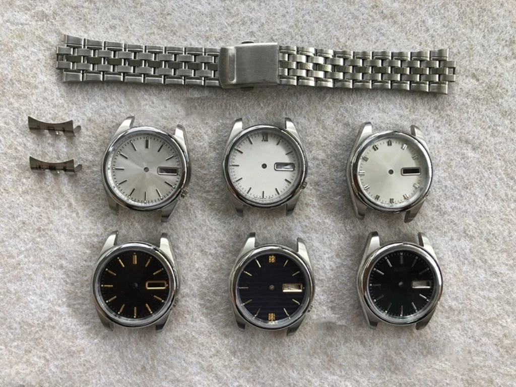 

Аксессуары для часов 35 мм, Механический Циферблат для часового механизма 7009A/7s26A, водонепроницаемые часы с календарем из нержавеющей стали