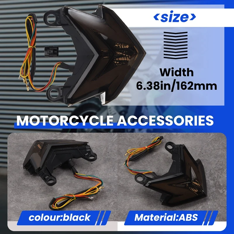 Задний фонарь мотоцикла светодиодный сигнал поворота задний тормоз стоп-сигнал