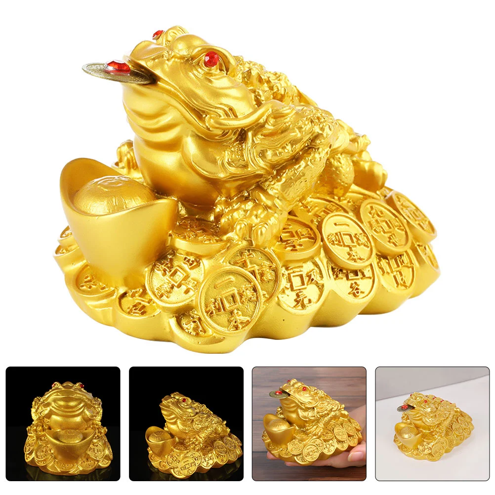 

Полимерная Золотая жаба, домашний Золотой жаба, украшение, подарок на новоселье