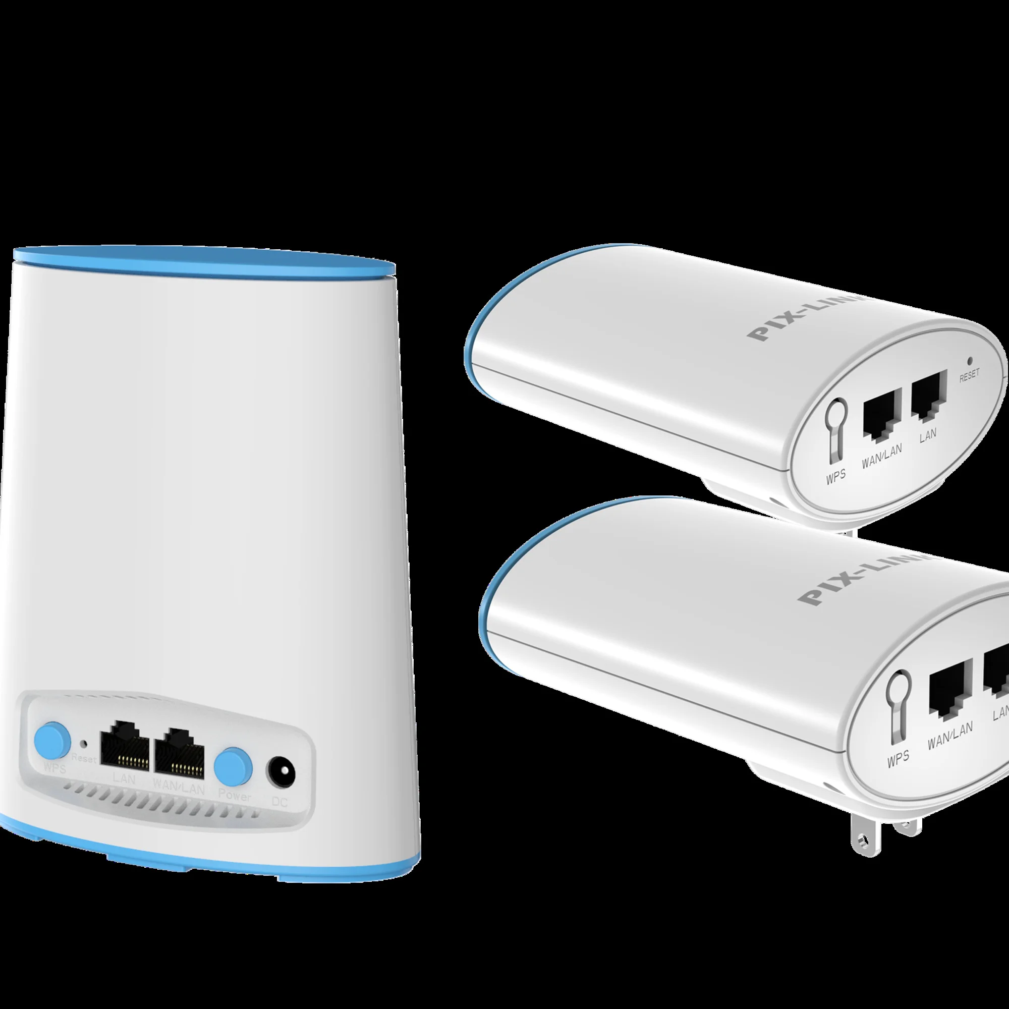 

High Quality Wireless Router PIX-LINK 1200M dual band distribution mesh WiFi system long range wifi extender 5km