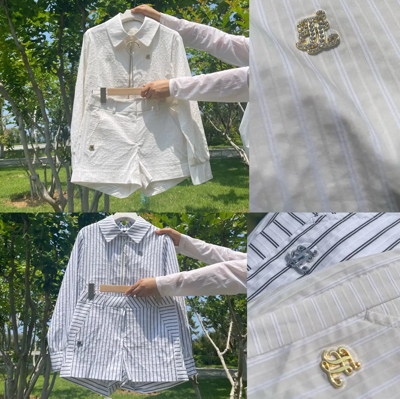 

women's high end golf suit shorts jacket jacket
