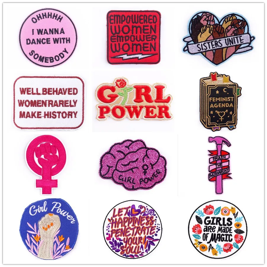 

10 шт., вышитые нашивки для девочек, 15 шт.