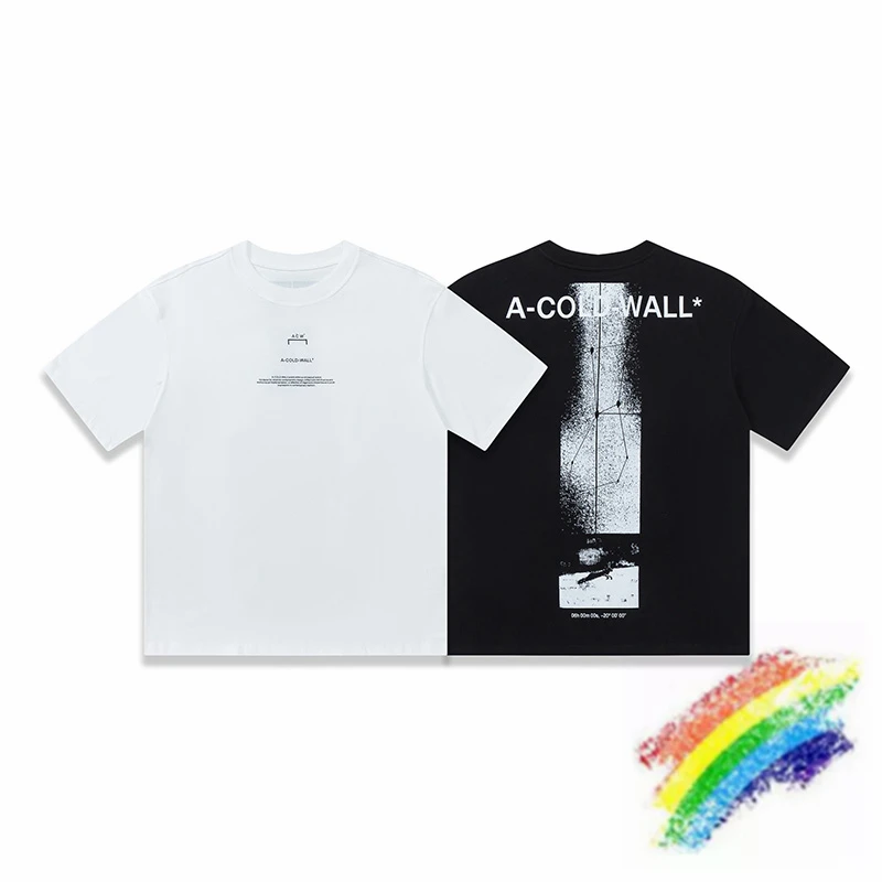 

2023ss A-COLD-WALL* T-Shirt Men Women 1:1 Best Quality Oversized Constellation Print ACW Tee Top A COLD WALL T Shirt