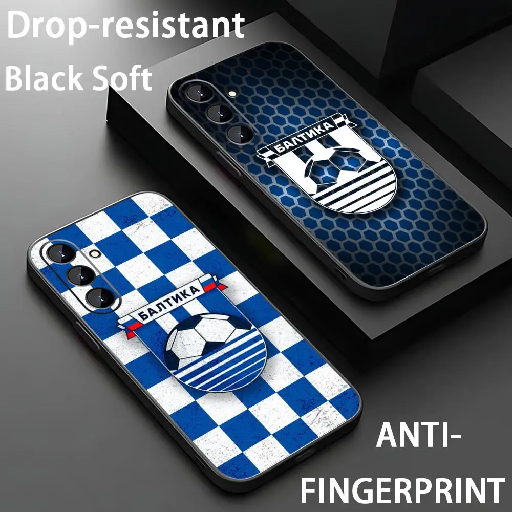 Фото Чехол для телефона FC Baltika Kaliningrad для Samsung Galaxy S26 S25 S24 S23 S22 S21 Plus Ultra Fold A, мягкий, черный №1