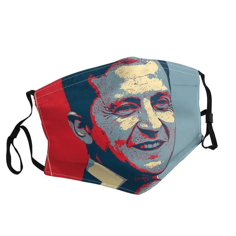 

Volodymyr Zelenskyy Ukrainian President Breathable Face Mask Unisex Ukraine Dustproof Protection Cover Respirator Mouth Muffle