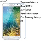 Закаленное стеклопрозрачный ПЭТматовый ПЭТ-протектор для переднего экрана Защитная пленка защитный экран для Samsung Galaxy E7 E700 5,5