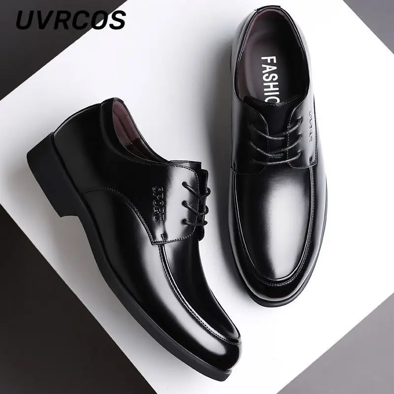 

Men Formal Shoes Black Breathable Business Round Toe Casual British Leather The New Listing Mens Loafers Fashion Loafers Men