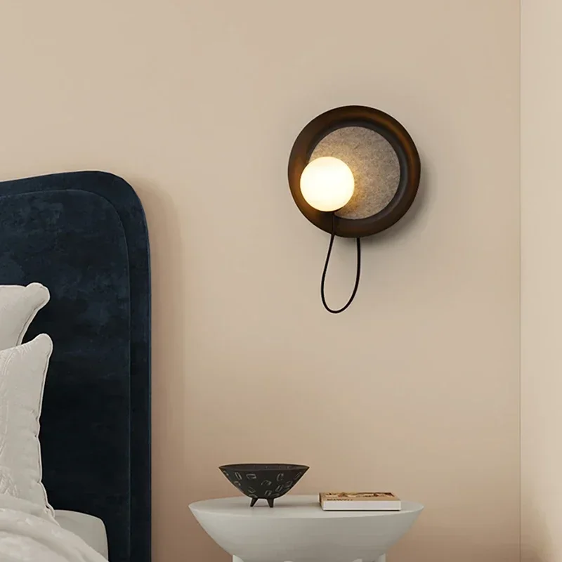 Настенная лампа в скандинавском стиле регулируемые бра для гостиной задний фон