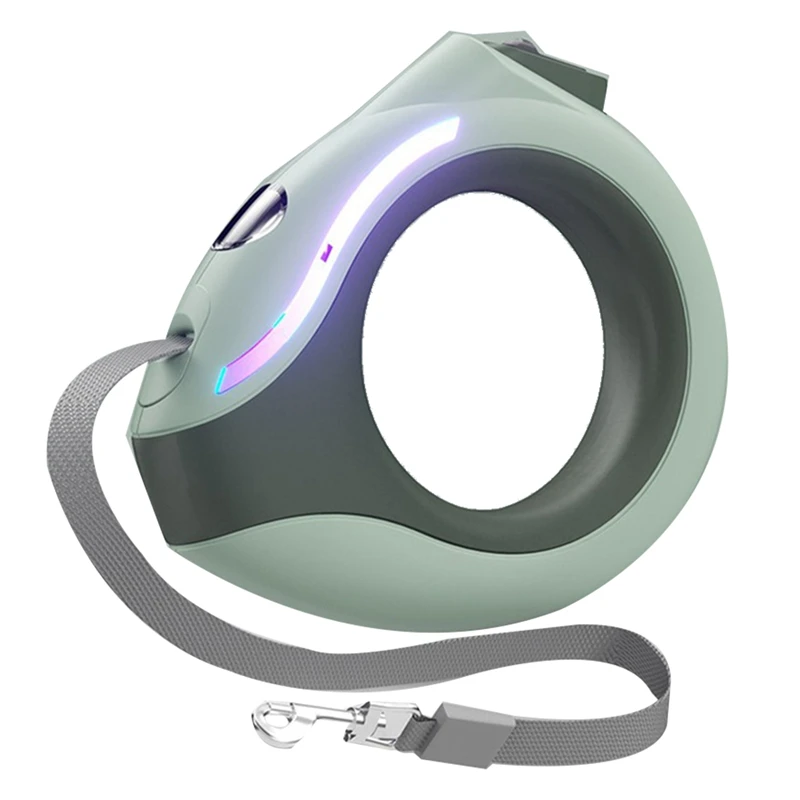 Выдвижной Поводок для собак с яркой планкой свободные руки/спутывание на 360 ° 10