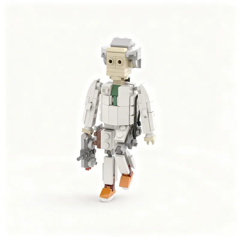 Набор строительных блоков MOC Doc Emmett Brown RC «Назад в будущее», 142 детали, креативная серия для сборки, коллекционная игрушка-подарок для строителей (art.: 3920dc0d87dfd) - 3920dc0d87dfd
