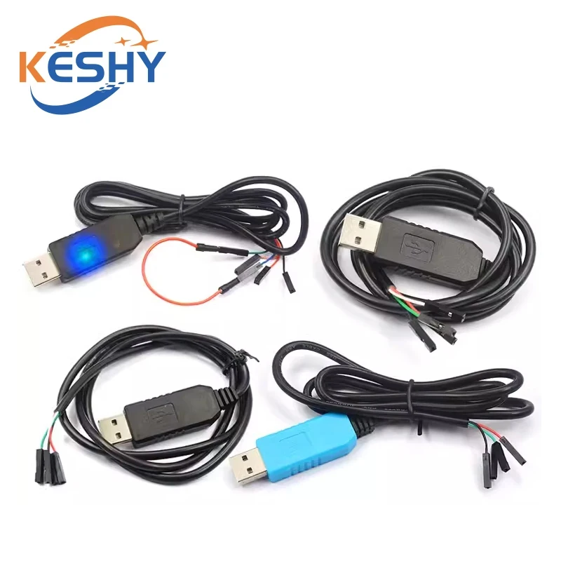Фото PL2303 Кабельный модуль USB-UART TTL FT232RL PL2303HX Передача USB-TTL RS232 Модуль адаптера последовательного порта CH340 Кабель загрузки №1
