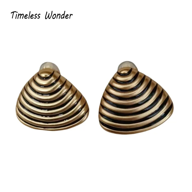 Женские серьги-Клипсы из эмали в стиле ретро