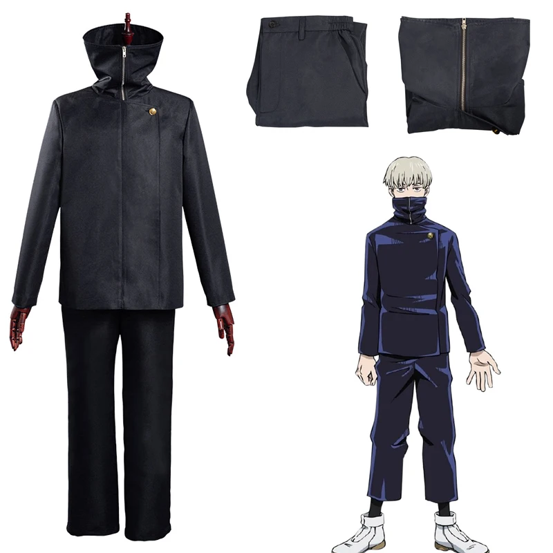 

Костюм для косплея юютсу касин тоге инумаки школьная форма наряды пальто брюки Полный Комплект Одежда для взрослых Карнавальный костюм
