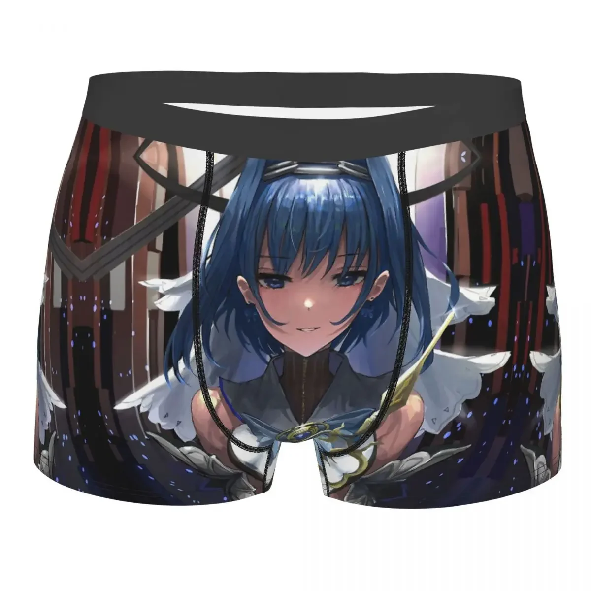 Ouro Kronii Classic Hololive Virtual Host Group Box Трусы Хлопковые трусы Мужское нижнее белье