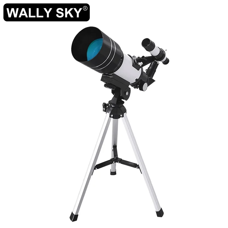150X Astronomical Telescope 70mm Wide View Beginners Monocular Table Moon-watching Telescope with Tripod Child Birthday Gift