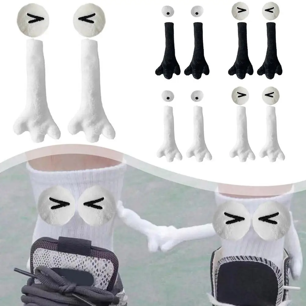 

Creative Magnetic Holding Hands Couples Decorative Materials DIY Men Cartoon Hand Lovely Cotton In Women Hand Funny Accesso S2Y4