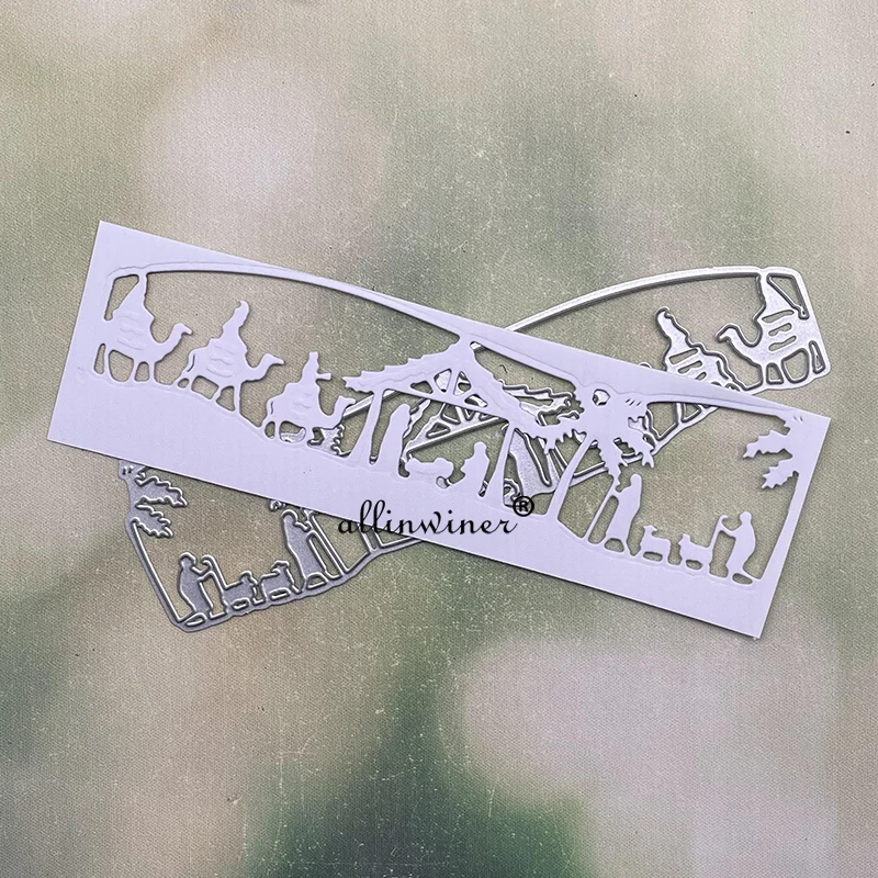 

Follow the star frame Metal Cutting Dies Stencils Die Cut for DIY Scrapbooking Album Paper Card Embossing