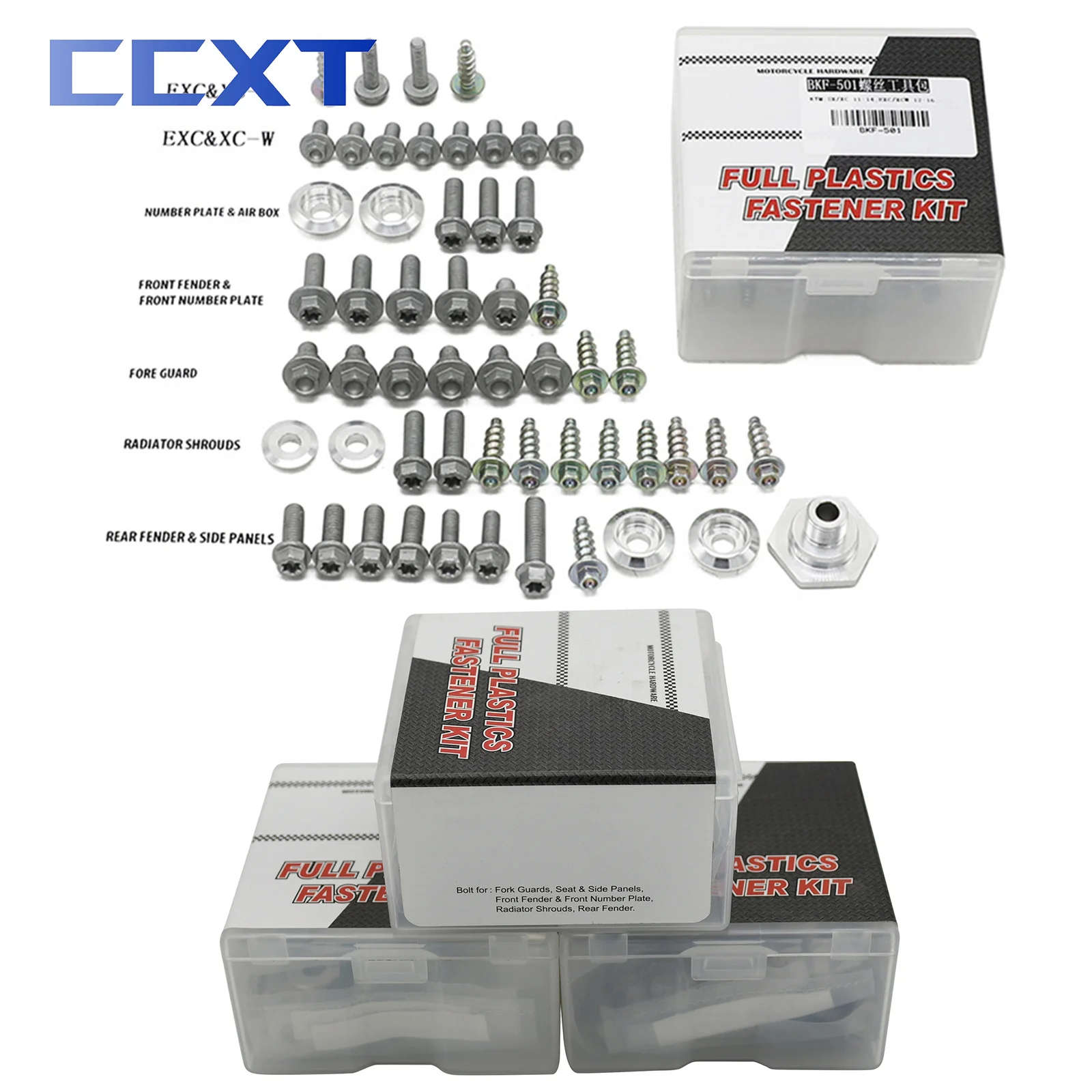Motorcycle Hardware Bolt Full Plastics Fastener Kit Factory Style For KTM SX XC EXC XCW 2011 2012-2016 Motocross Universal parts