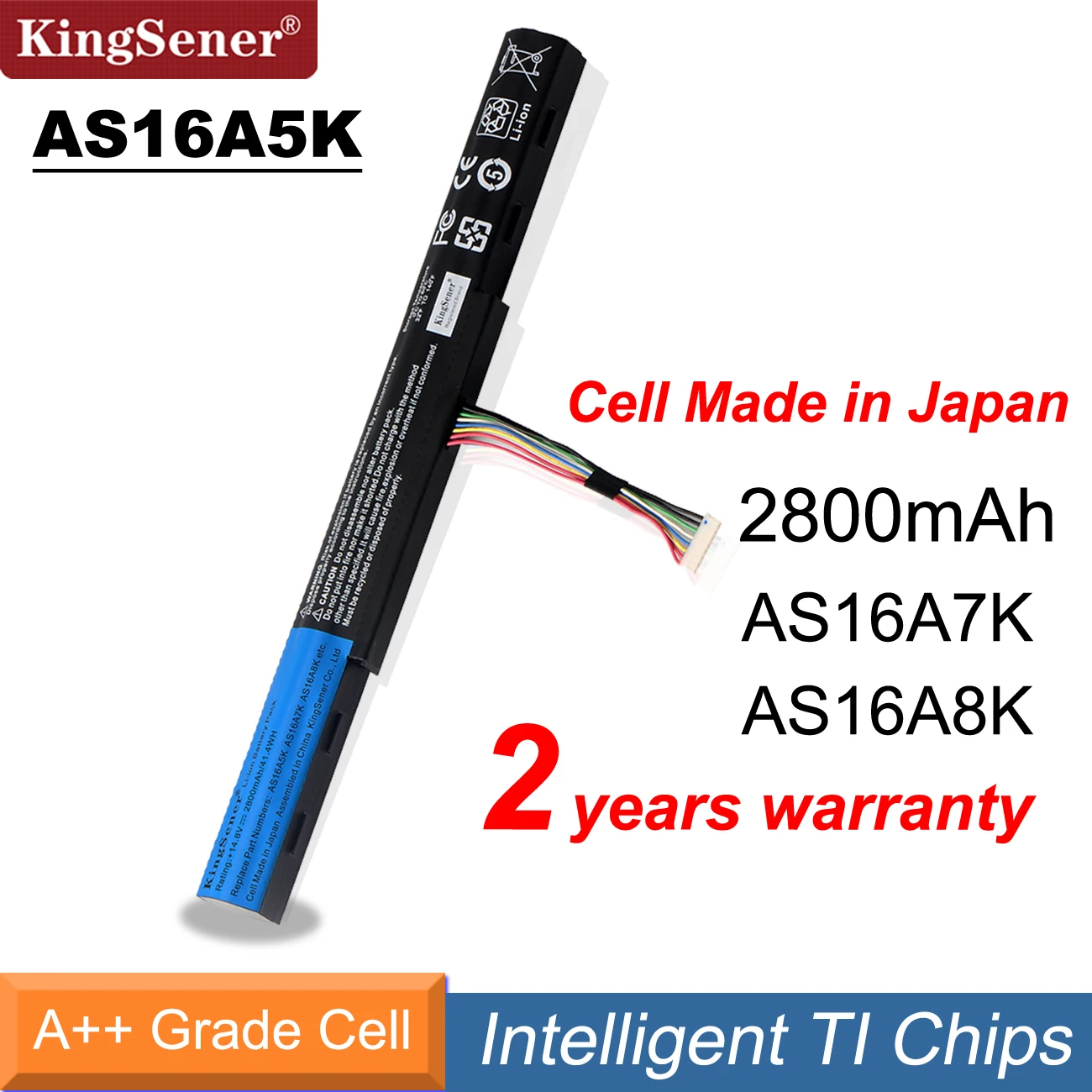KingSener New AS16A5K AS16A7K AS16A8K Battery For Acer Aspir