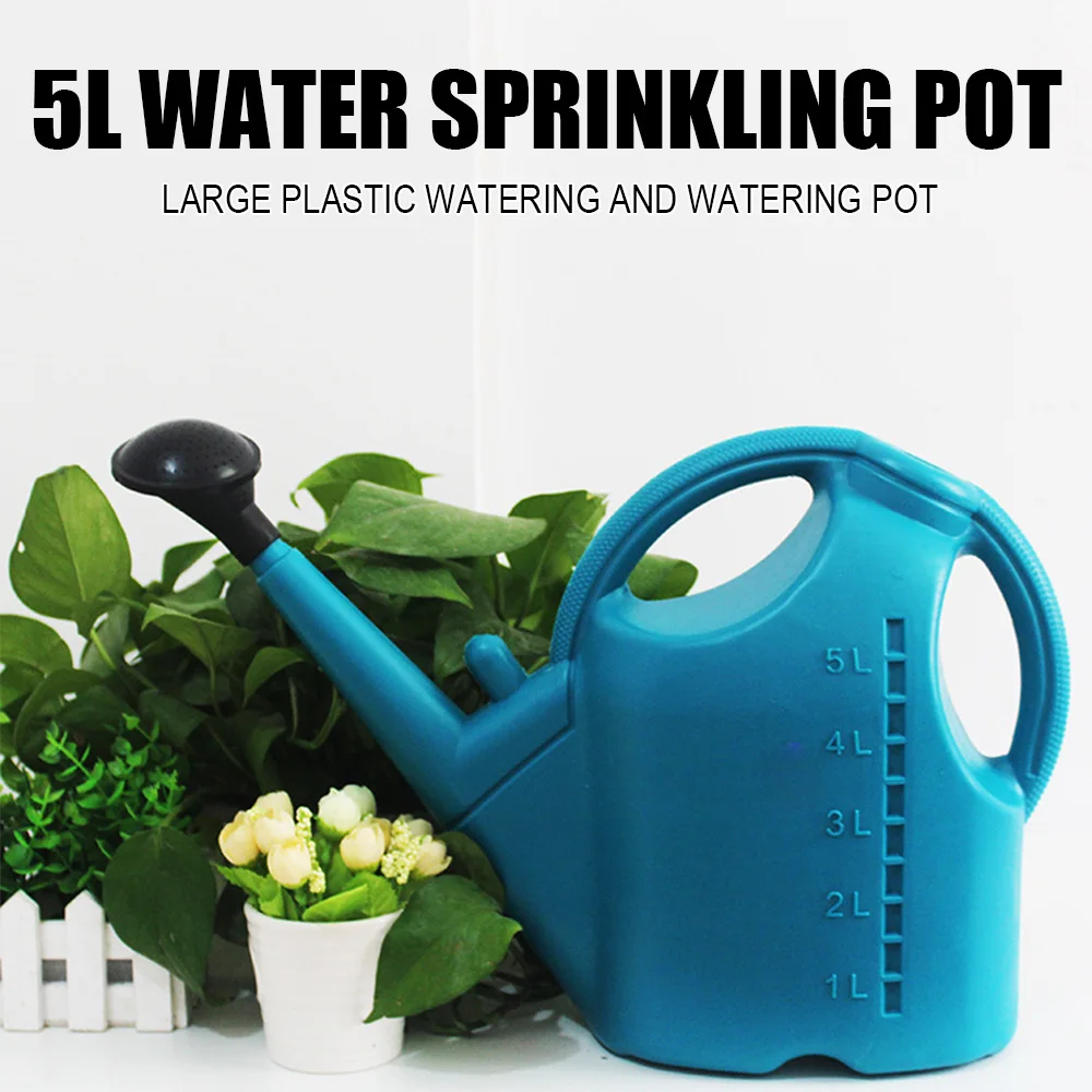 

(Продукт со скидкой) 5000 мл кастрюля для полива с длинным горлышком кастрюли для воды домашние кастрюли для растений устройство для полива ра...