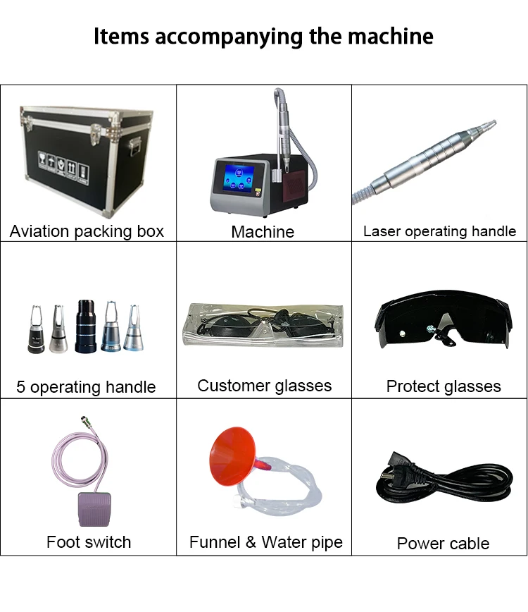 2023 новейший пикосекундный Лазерный Аппарат для удаления татуировок удаление