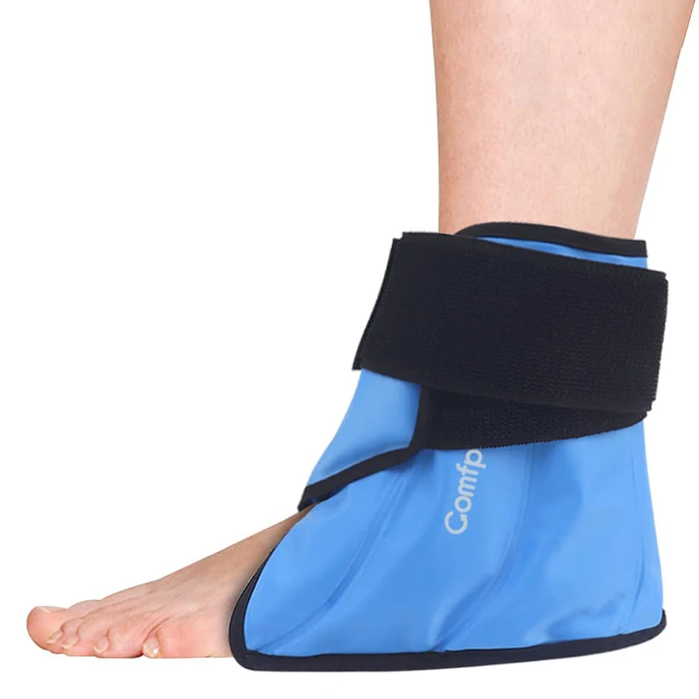 

Ankle Brace Support Ice Pack Wrap For Foot Injuries Pain Relief Hot Cold Therapy Heel Ice Pack For Ankle Sprain Swelling