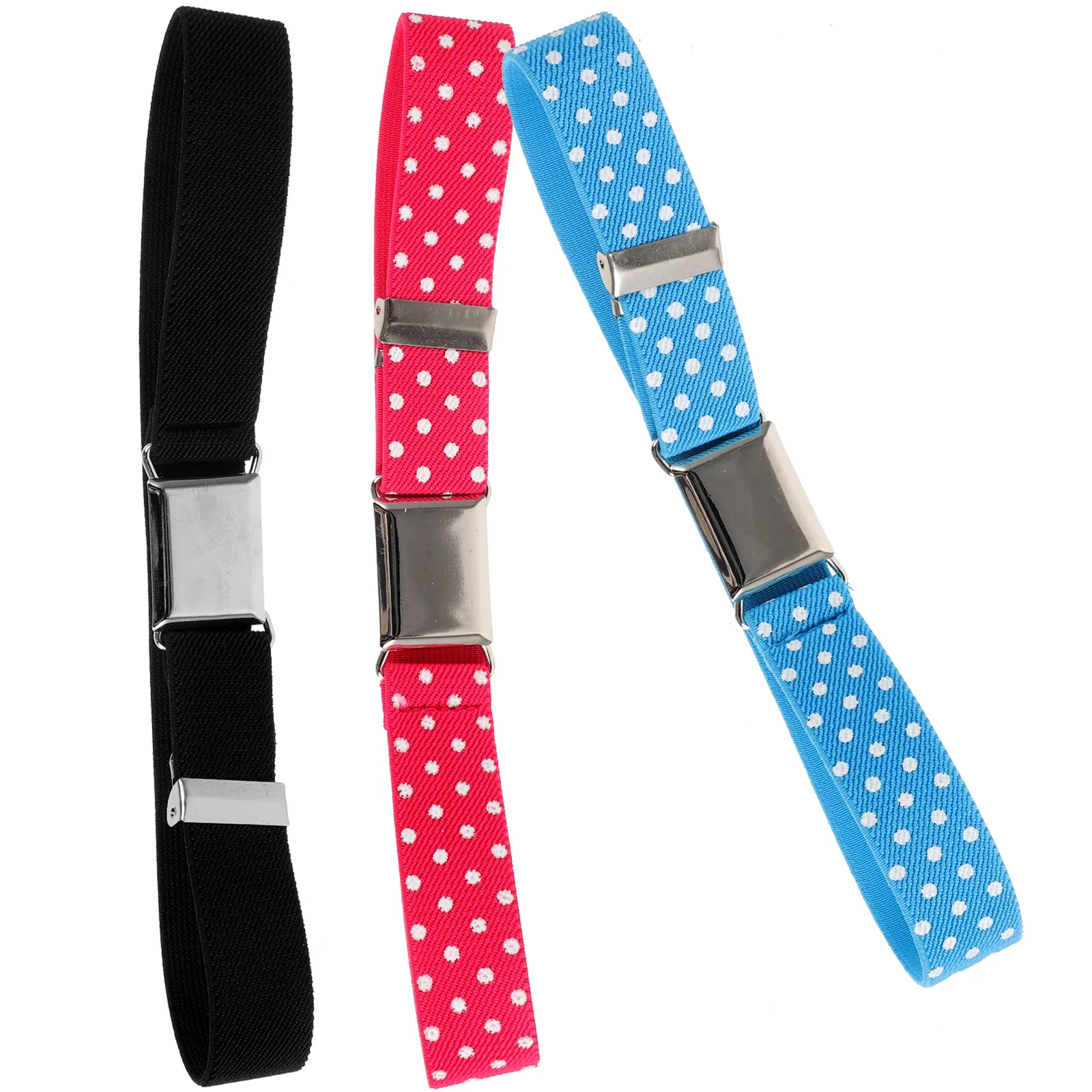 

3 Pcs Trousers Girls Waist Belt Dress Pants Dresses Alloy Jeans Metal Buckle Boy
