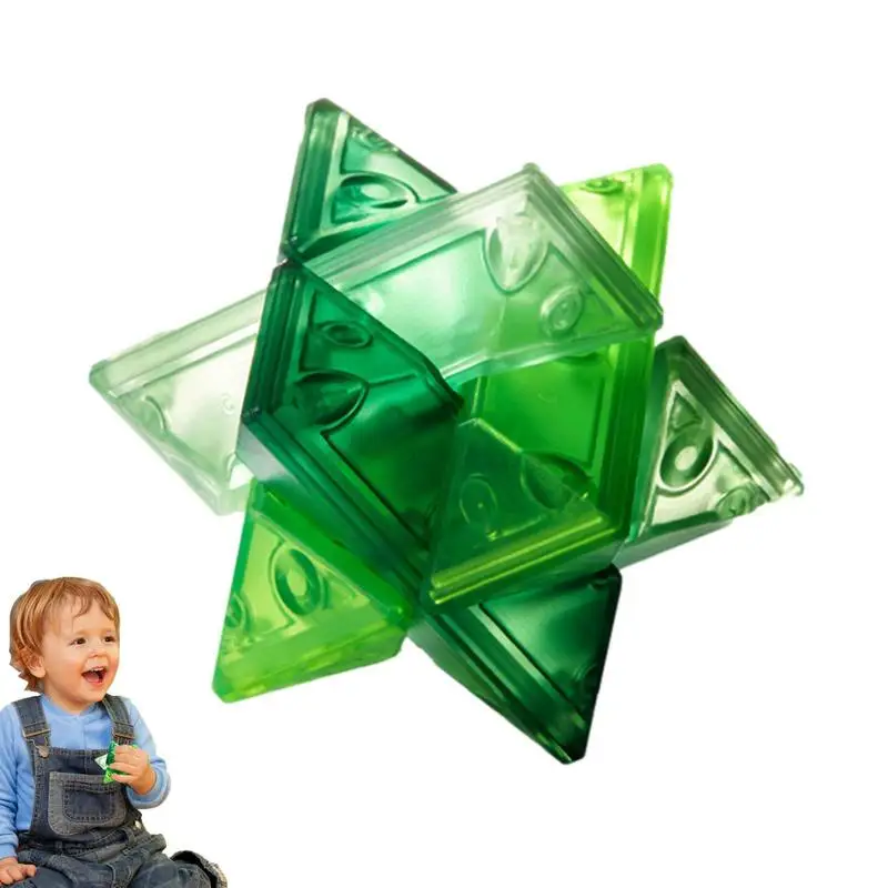 

3D Brain Teasers Puzzles Toys Office Decompression Puzzle For Adults IQ Test Brain Teaser Puzzles Game Montessori 3D Puzzles