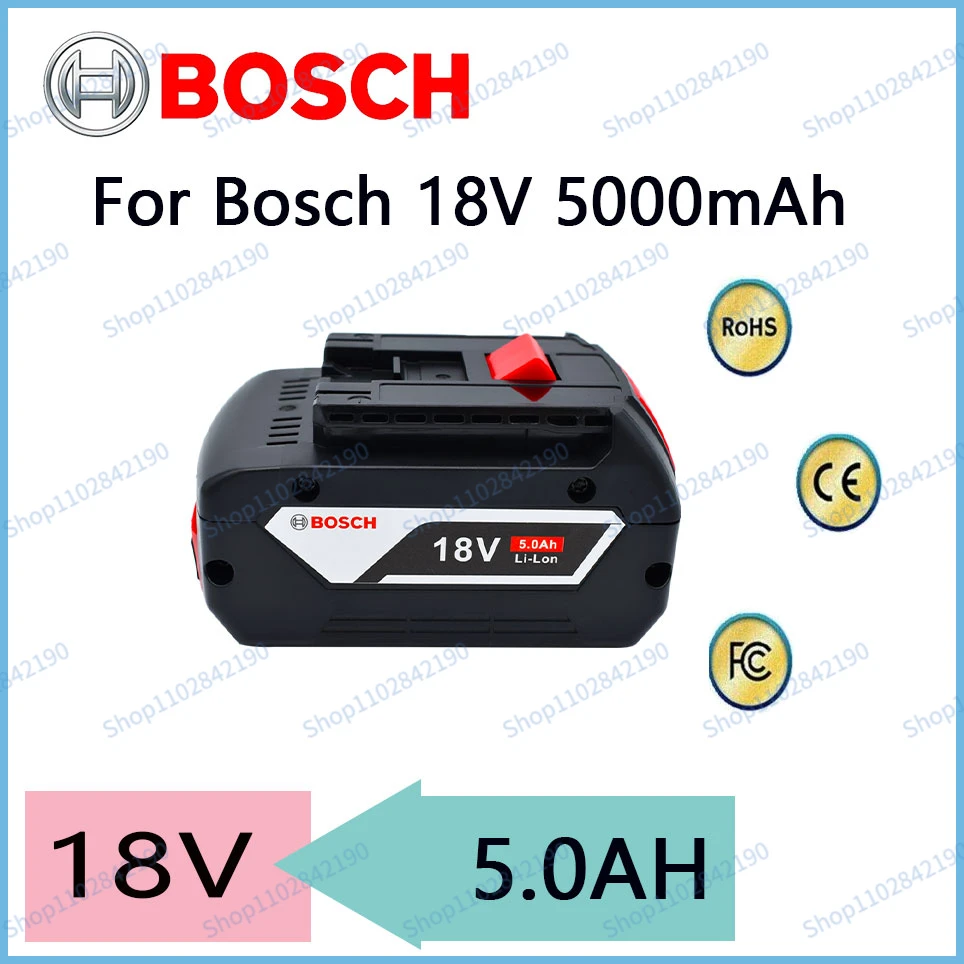 

Bosch 18V Lithium Battery Doctor Battery Pack 5.0AH Original Tool Rechargeable Battery