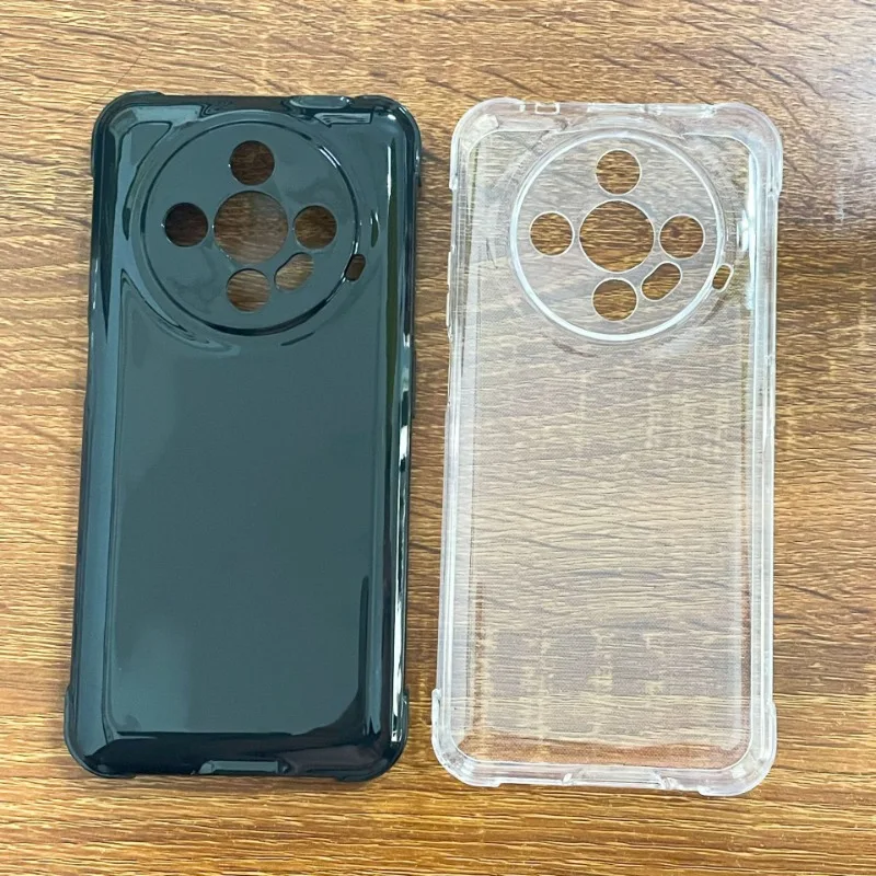 Фото Мягкий чехол из ТПУ для телефона Ulefone Armor X31 Pro, силиконовая задняя крышка для Ulefone ArmorX31, черный прозрачный мягкий чехол №1