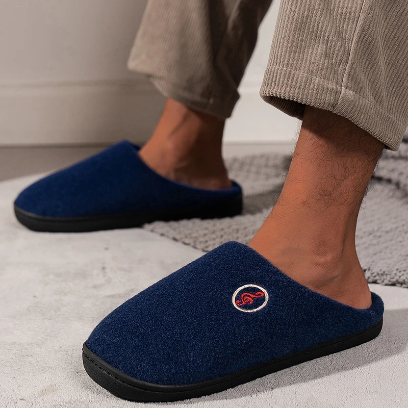 Lucyever женские тапочки на плоской подошве с хлопковым верхом и флисовой