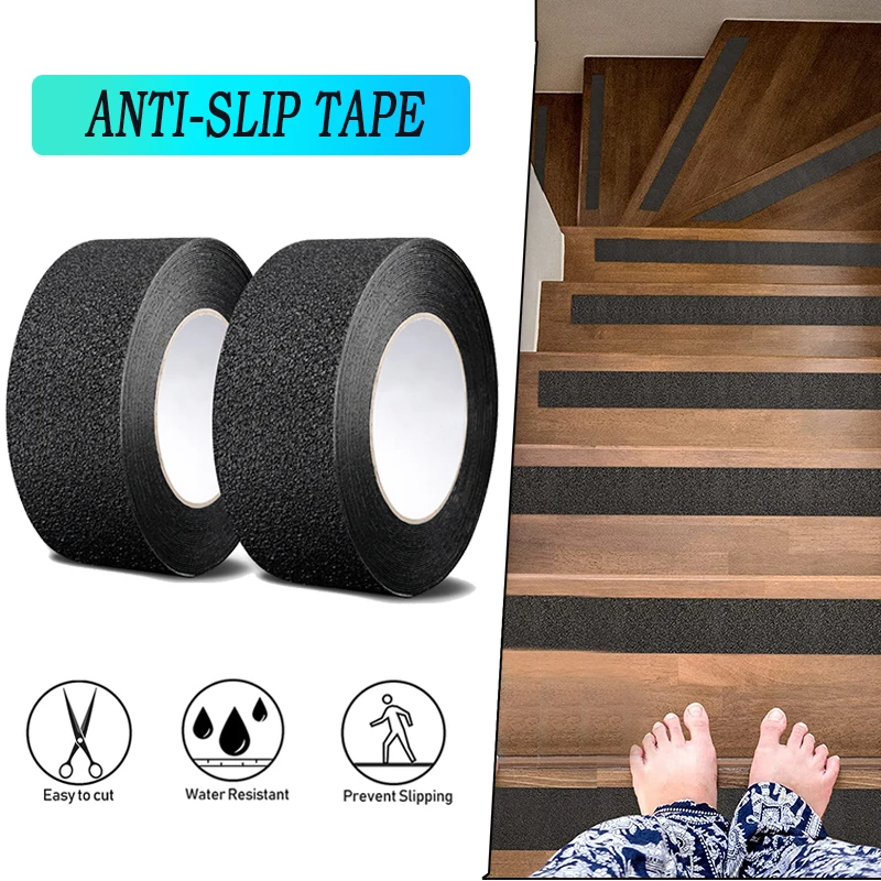 

Floor Non Slip Tape Bathroom Stairs High Friction Safety Anti-slip Tape Outdoor Indoor Skate Stickers Bathtub Anti Slip Adhesive