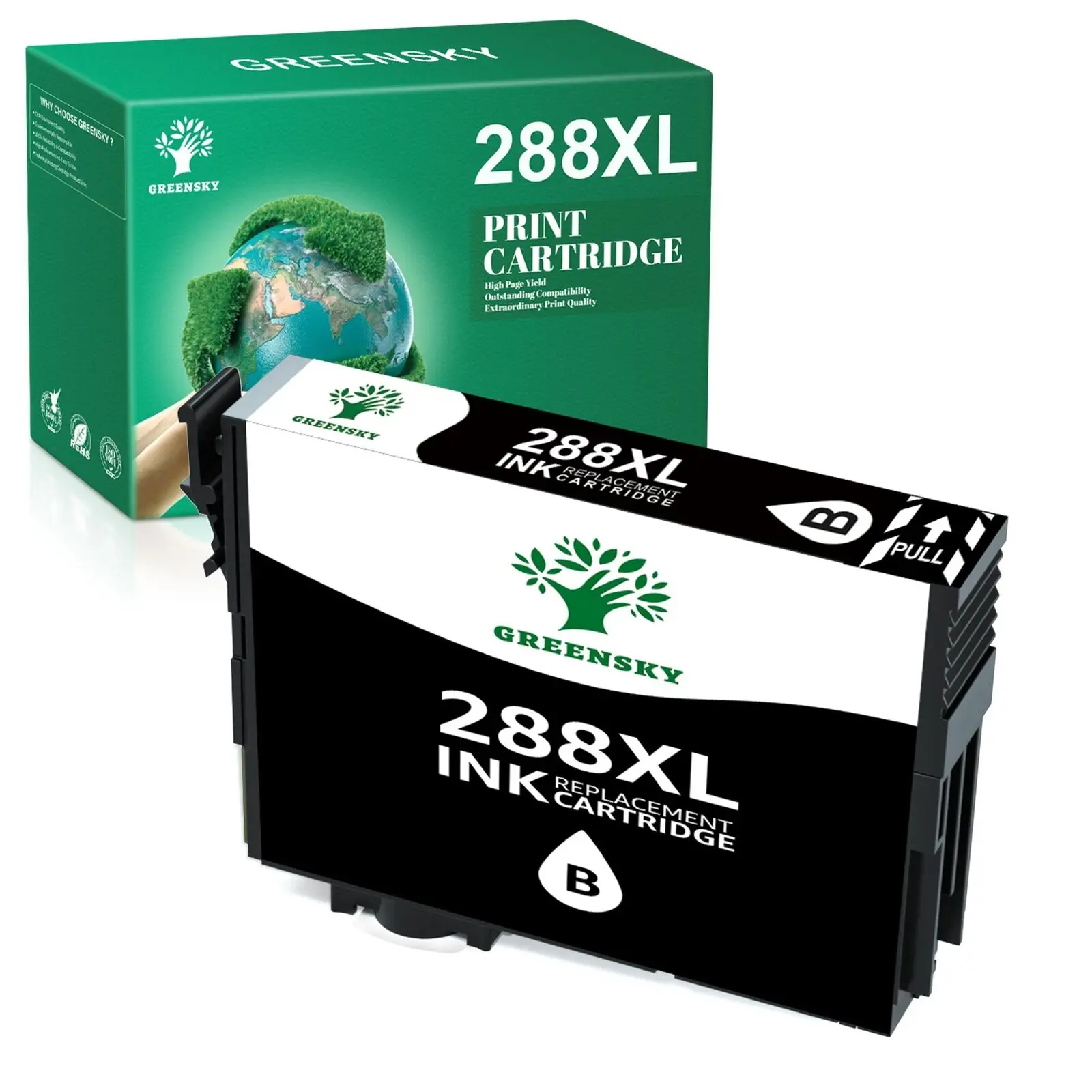 1PACK Remanufactured 288 XL T288XL Black Ink For Epson XP-330 XP-434 XP XP-446