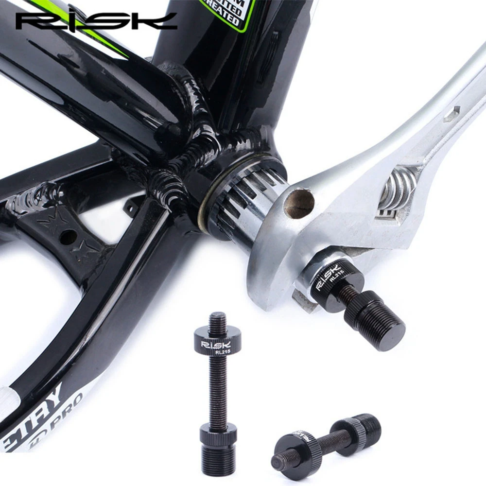 

RISK RL215 Bike Bicycle Square & Spline Axis BB Bottom Bracket Anti Drop Auxiliary Removal Disassembly Tool Fixing Rod