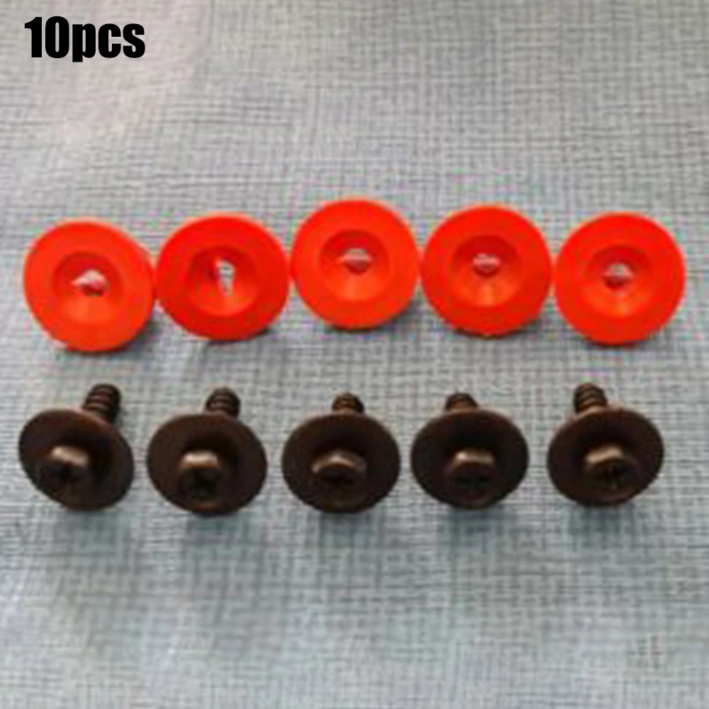 

Durable Car Mudguard Screws Buckle Clips Car Accessories Car Screws Engine Undertray Cover Clips With 5 Plastic Grommets
